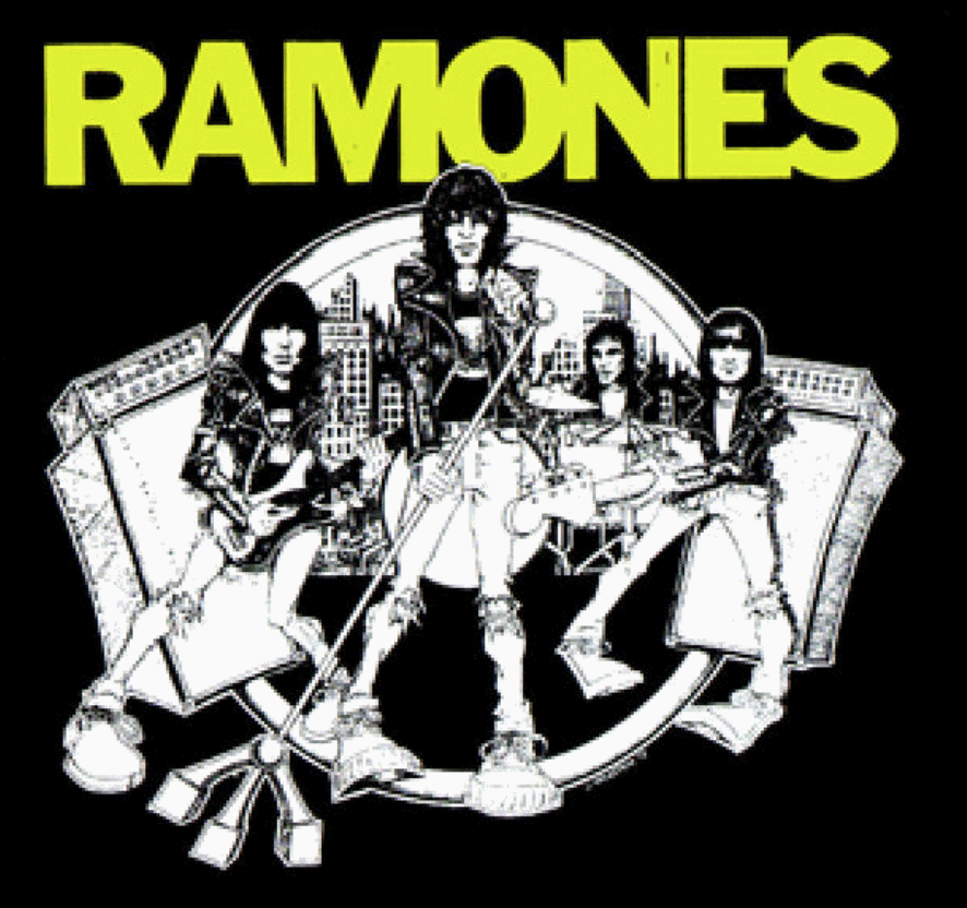 RAMONES - Band - Back Patch